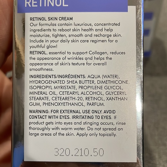 Global Beauty Care Retinol Akin Cream anti-aging 1.7oz - Picture 7 of 7